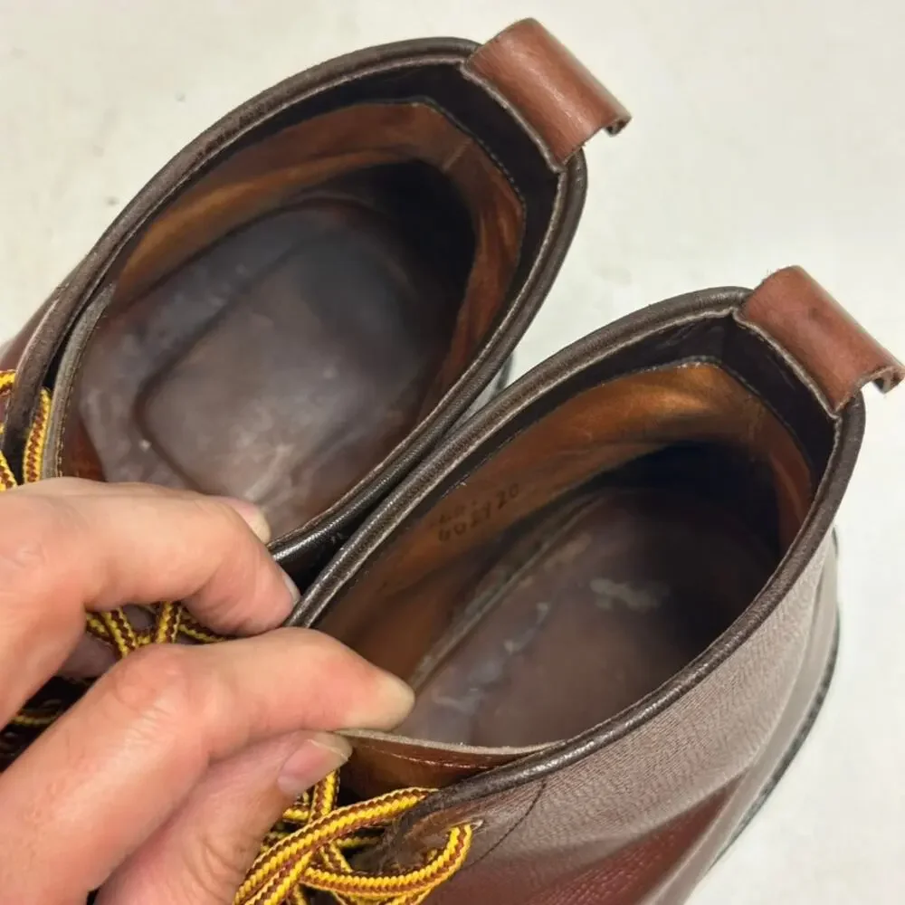 FULLY RESOLED Alden 40292C Brown Alpine Grain NST Tanker Boot Made in USA 11.5 D